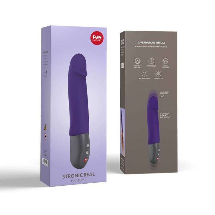 FUN FACTORY - VIOLETA OSCURO REAL STRONIC