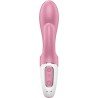 SATISFYER - BOMBA DE AIRE CONEJO 2 ROSA