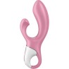 SATISFYER - BOMBA DE AIRE CONEJO 2 ROSA