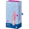 SATISFYER - BOMBA DE AIRE CONEJO 2 ROSA