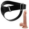 PRETTY LOVE - BRAGUITAS CON ARNÉS ARNÉS UNIVERSAL CON DILDO KEVIN 19 CM NATURAL