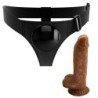 PRETTY LOVE - BRAGUITAS CON ARNÉS ARNÉS UNIVERSAL CON DILDO MICHEAL 20 CM NEGRO