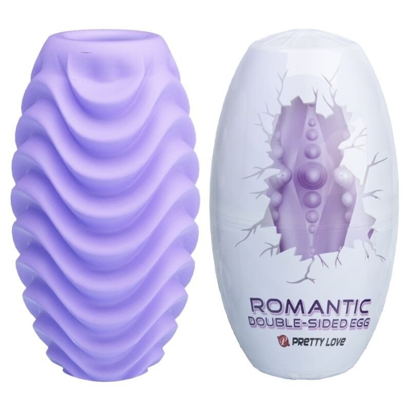 PRETTY LOVE - HUEVO MASTURBADOR LILA DE DOBLE CARA