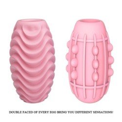 PRETTY LOVE - HUEVO MASTURBADOR ROSA DE DOBLE CARA