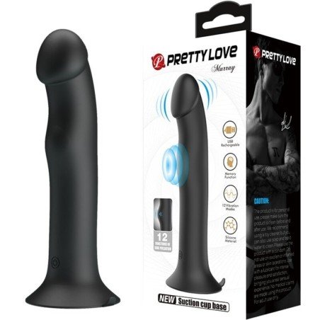 PRETTY LOVE - MURRAY VIBRADOR Y SUCCIONADOR DE CLITORIS NEGRO