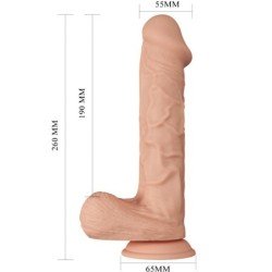 BAILE - HERMOSO ENCUENTRO BERGRISI DILDO FLEXIBLE REALISTA 26 CM NATURAL