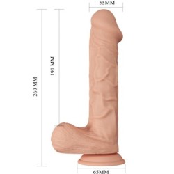 BAILE - HERMOSO ENCUENTRO BERGRISI DILDO FLEXIBLE REALISTA 26 CM NATURAL