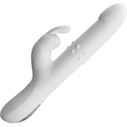 AMOR PRECIOSO - VIBRADOR REESE CON ROTACIÓN PLATEADA