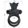 PRETTY LOVE - ANILLO VIBRADOR DOBLE CON ESTIMULADOR NEGRO