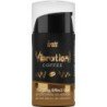 INTT - Potente estimulante íntimo líquido en gel vibrador con sabor a café, 15 ml.