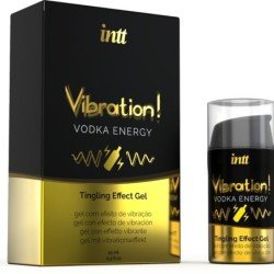 INTT - Potente ESTIMULANTE ÍNTIMO LÍQUIDO VIBRATORIO GEL VODKA 15ML