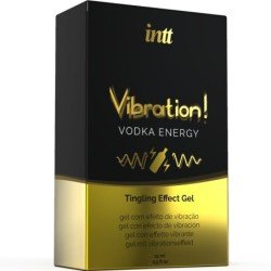 INTT - Potente ESTIMULANTE ÍNTIMO LÍQUIDO VIBRATORIO GEL VODKA 15ML