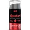 INTT - Potente gel vibrador líquido estimulante íntimo sabor fresa 15 ml
