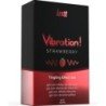 INTT - Potente gel vibrador líquido estimulante íntimo sabor fresa 15 ml
