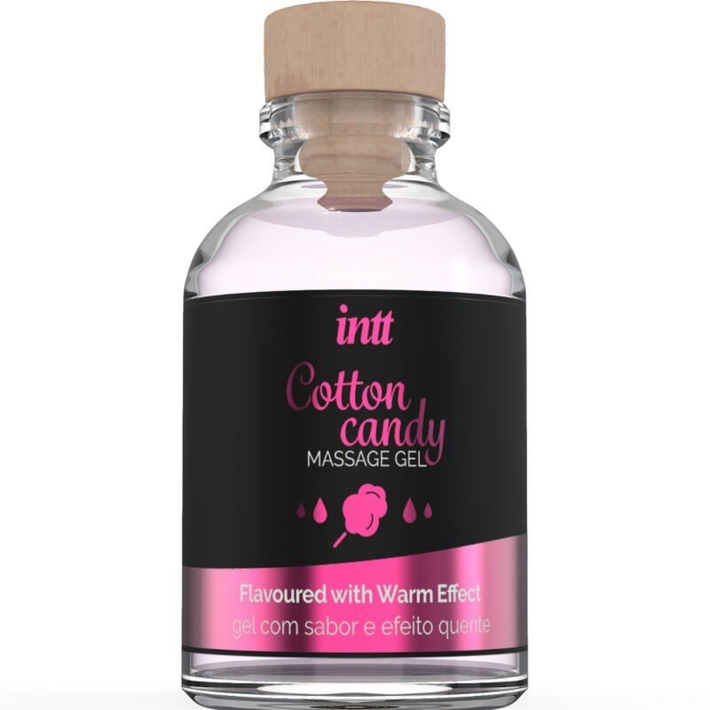 MASAJE INTT Y SEXO ORAL - GEL DE MASAJE CON SABOR A ALGODÓN DE AZÚCAR Y EFECTO CALIENTE