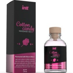 MASAJE INTT Y SEXO ORAL - GEL DE MASAJE CON SABOR A ALGODÓN DE AZÚCAR Y EFECTO CALIENTE