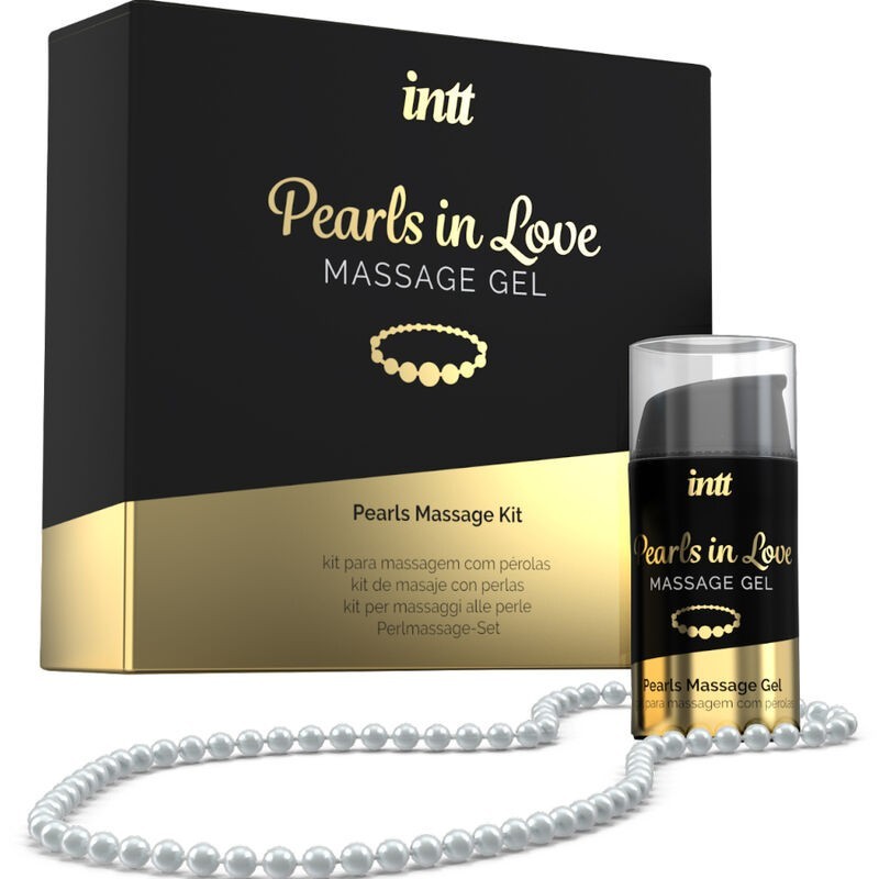 INTT MASSAGE & ORAL SEX - PERLAS ENAMORADAS CON COLLAR DE PERLAS Y GEL DE SILICONA