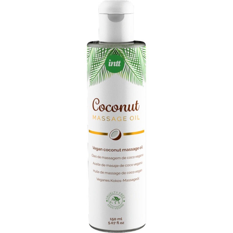 INTT - ACEITE DE MASAJE VEGANO DULCE CON SABOR RELAJANTE A COCO