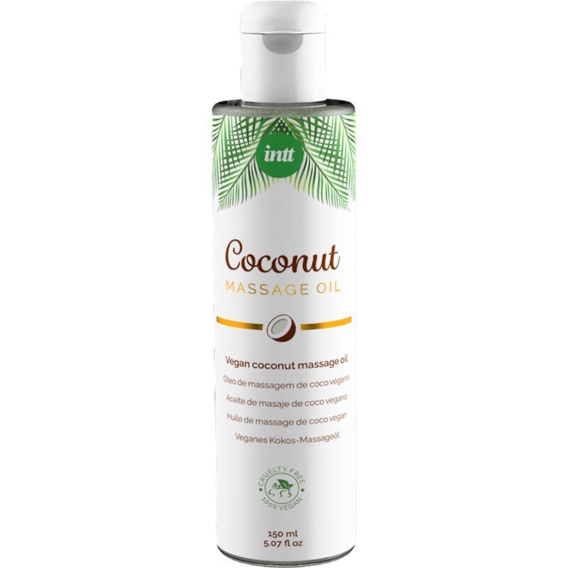 INTT - ACEITE DE MASAJE VEGANO DULCE CON SABOR RELAJANTE A COCO