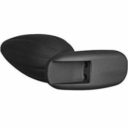 ELECTRASTIM - TAPÓN ANAL DE SILICONA NEGRO TIPO BALANCEADOR GRANDE