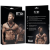 FETISH SUBMISSIVE ATTITUDE - ARNÉS DE CUERO ECOLÓGICO PARA HOMBRE CON CRUZ EN EL PECHO