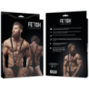 ACTITUD SUMISA Y FETICHE - ARNÉS DE CUERO ECOLÓGICO EN FORMA DE V PARA HOMBRE