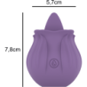 INTENSO - VIOLETA CL TORIS STIMULATOR 10 VIBRACIONES LILA