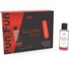 INTT LANZA: KIT DOBLE DIVERSIÓN CON BALA VIBRADORA Y GEL DE MASAJE DE FRESA