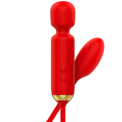 MIA - TOSCANA VARITA DE DOBLE PLACER + HUEVO VIBRATORIO