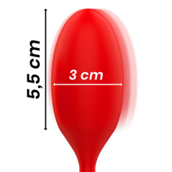 MIA - TOSCANA VARITA DE DOBLE PLACER + HUEVO VIBRATORIO