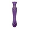 ZALO - QUEEN SET PULSE WAVE CLIT STIM MORADO