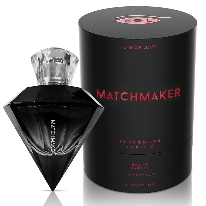 EYE OF LOVE - PERFUME LGBTQ BLACK DIAMOND PARA CASILLA CON FEROMONAS PARA ÉL 30 ML