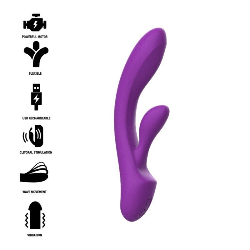 INTENSE - LUIGI VIBRADOR RABBIT SILICONA MORADO