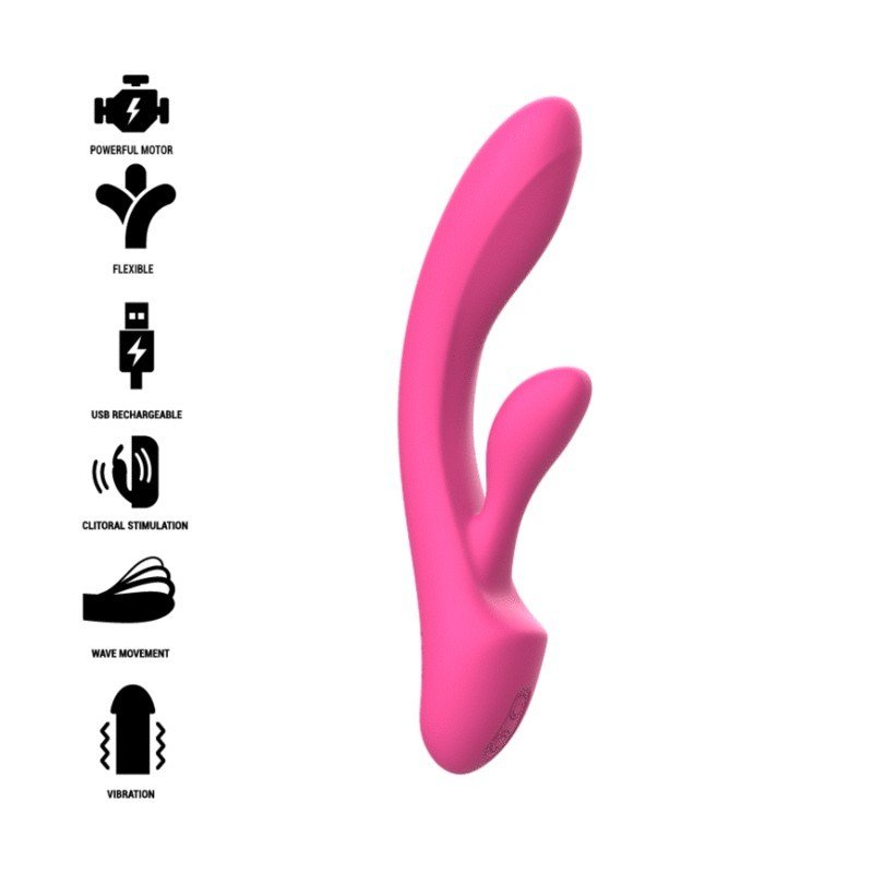 INTENSE - LUIGI VIBRADOR RABBIT SILICONA ROSA