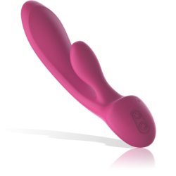 INTENSO - VIBRADOR LUIGI RABBIT DE SILICONA LÍQUIDA ROSA