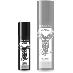 BLACK HOLE - GEL DE SILICONA PARA DILATACIÓN ANAL 30 ML