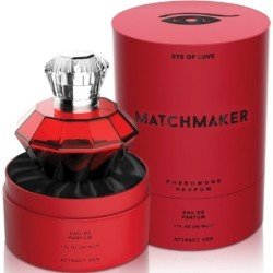 OJO DEL AMOR - PERFUME LGBTQ DIAMANTE ROJO PARA CASILLA CON FEROMONAS PARA ELLA 30 ML
