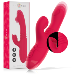 INTENSO - VIBRADOR MULTIFUNCIÓN RECARGABLE DUA CON FUNCIÓN ARRIBA Y ABAJO Y LENGUA ROJA