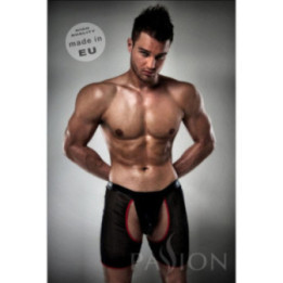 BOXER / TANGA 012 EROTIC NEGRO EN RED BY PASSION L/XL