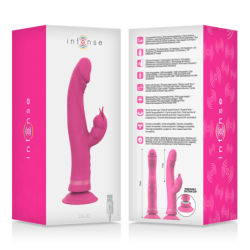 INTENSO - VIBRADOR JULIO RABBIT DE SILICONA ROSA