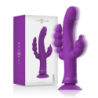 INTENSO - VIBRADOR DE SILICONA CASANOVA RABBIT CON TRIPLE MOTOR MORADO