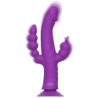 INTENSO - VIBRADOR DE SILICONA CASANOVA RABBIT CON TRIPLE MOTOR MORADO