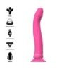 VIBRADOR DE SILICONA ROSA INTENSO - MICHELANGELO