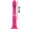 VIBRADOR DE SILICONA ROSA INTENSO - MICHELANGELO