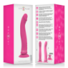 VIBRADOR DE SILICONA ROSA INTENSO - MICHELANGELO