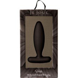 JUEGO - VIBRADOR ANAL CON TAPÓN VESTA NEGRO