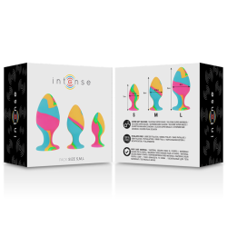 INTENSE - JUEGO DE TAPONES DE SILICONA MULTICOLOR