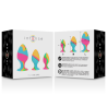 INTENSE - JUEGO DE TAPONES DE SILICONA MULTICOLOR