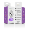 INTENSO - TAPÓN ANAL DE METAL DE ALUMINIO CON CRISTAL VIOLETA TALLA M