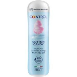 CONTROL - GEL DE MASAJE CON SABOR A ALGODÓN DE AZÚCAR 3 EN 1 200 ML
